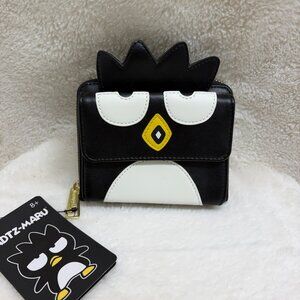 NWT Unisex Adorable Loungefly Sanrio Badtz-Maru Zip Around Wallet
